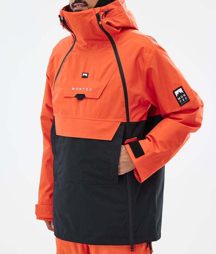 Doom Manteau Ski Homme Orange/Black, Image 8 sur 11