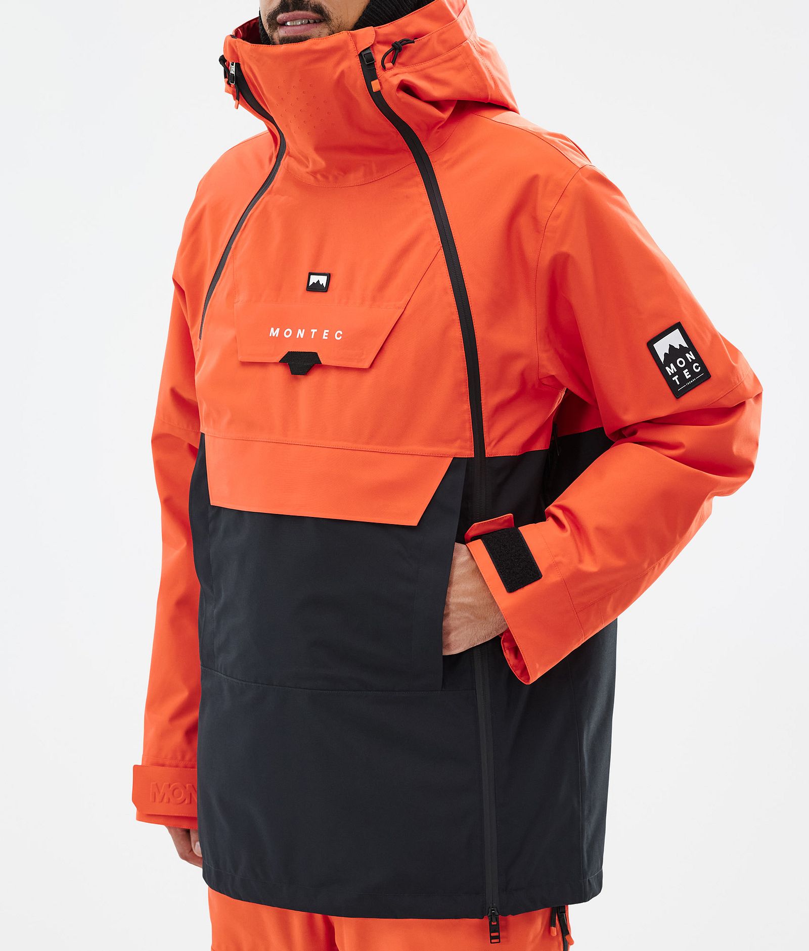 Doom Snowboard Jacket Men Orange/Black, Image 8 of 11