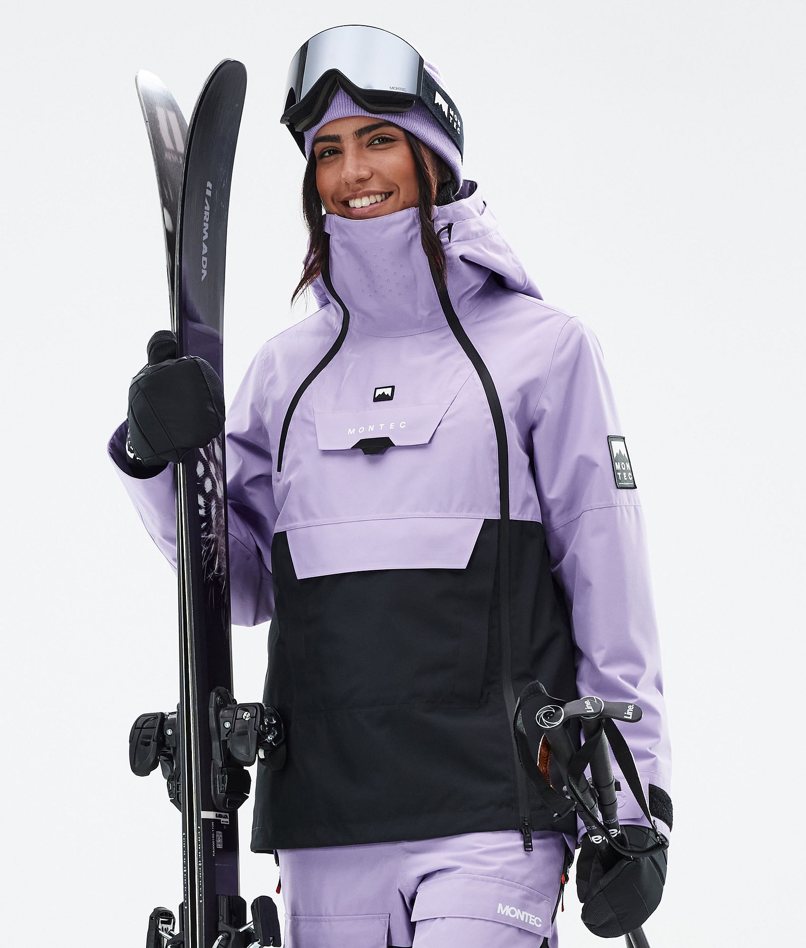 Doom W Skijacke Damen Faded Violet/Black, Bild 1 von 11