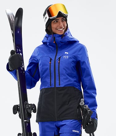 Moss W Skijacke Damen Cobalt Blue/Black