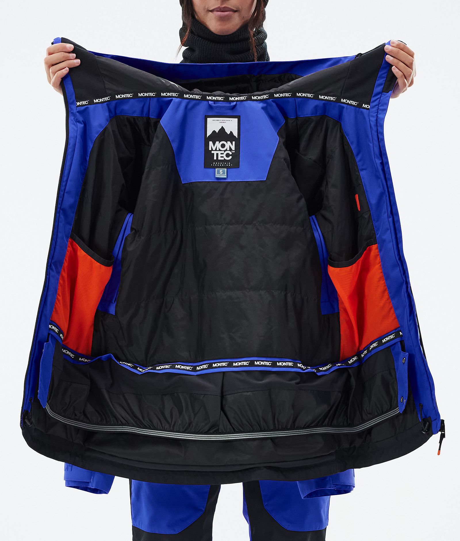 Moss W Snowboardjacka Dam Cobalt Blue/Black, Bild 10 av 10