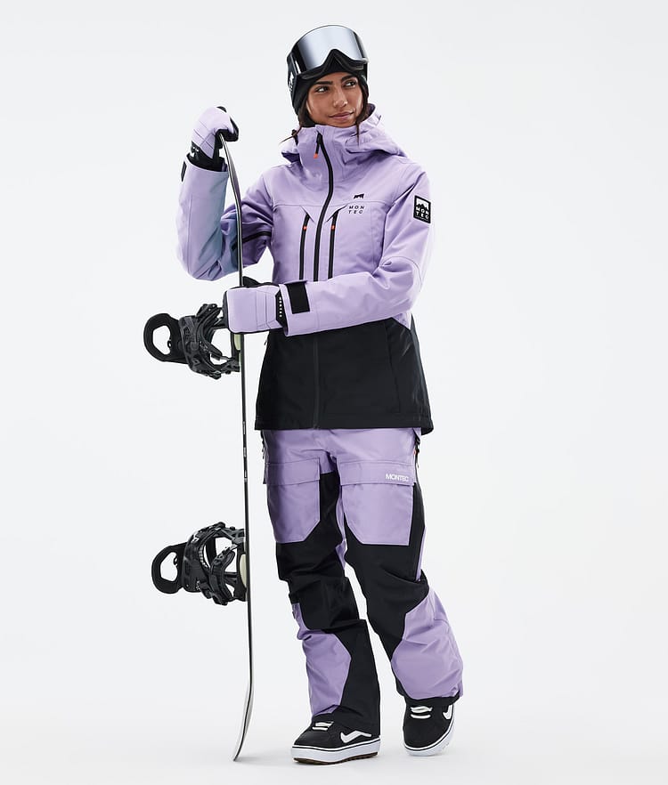 Moss W Giacca Snowboard Donna Faded Violet/Black, Immagine 3 di 10