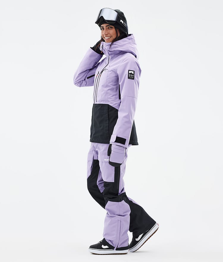 Moss W Snowboardjakke Dame Faded Violet/Black, Bilde 4 av 10