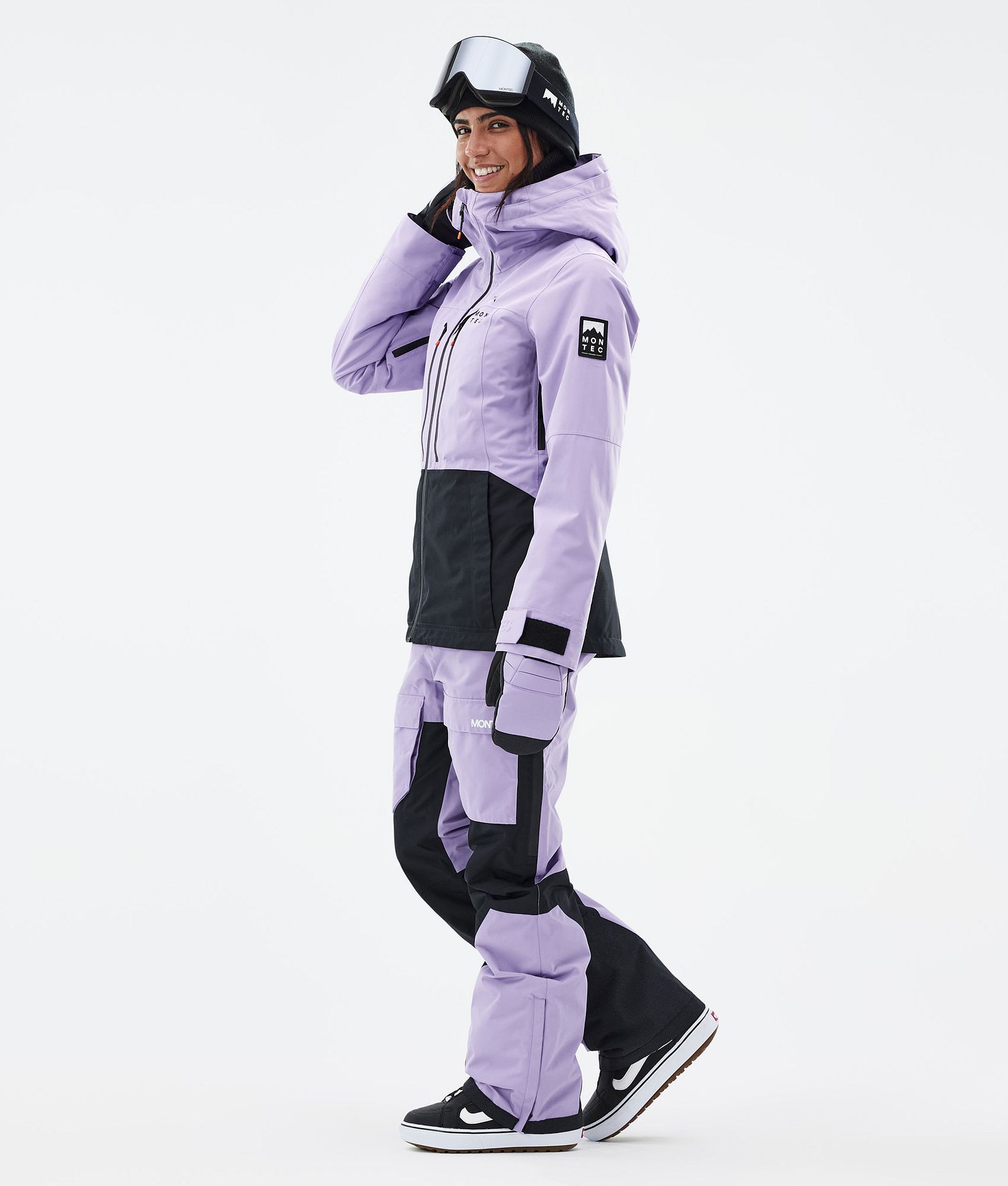 Moss W Snowboardjacke Damen Faded Violet/Black, Bild 4 von 10