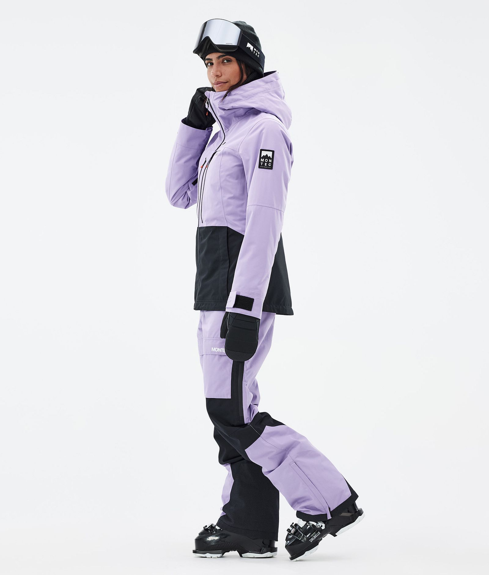 Moss W Veste de Ski Femme Faded Violet/Black, Image 4 sur 10