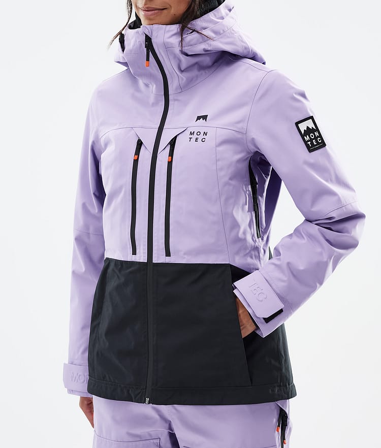 Moss W Giacca Snowboard Donna Faded Violet/Black, Immagine 8 di 10