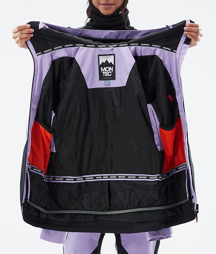 Moss W Chaqueta Snowboard Mujer Faded Violet/Black, Imagen 10 de 10