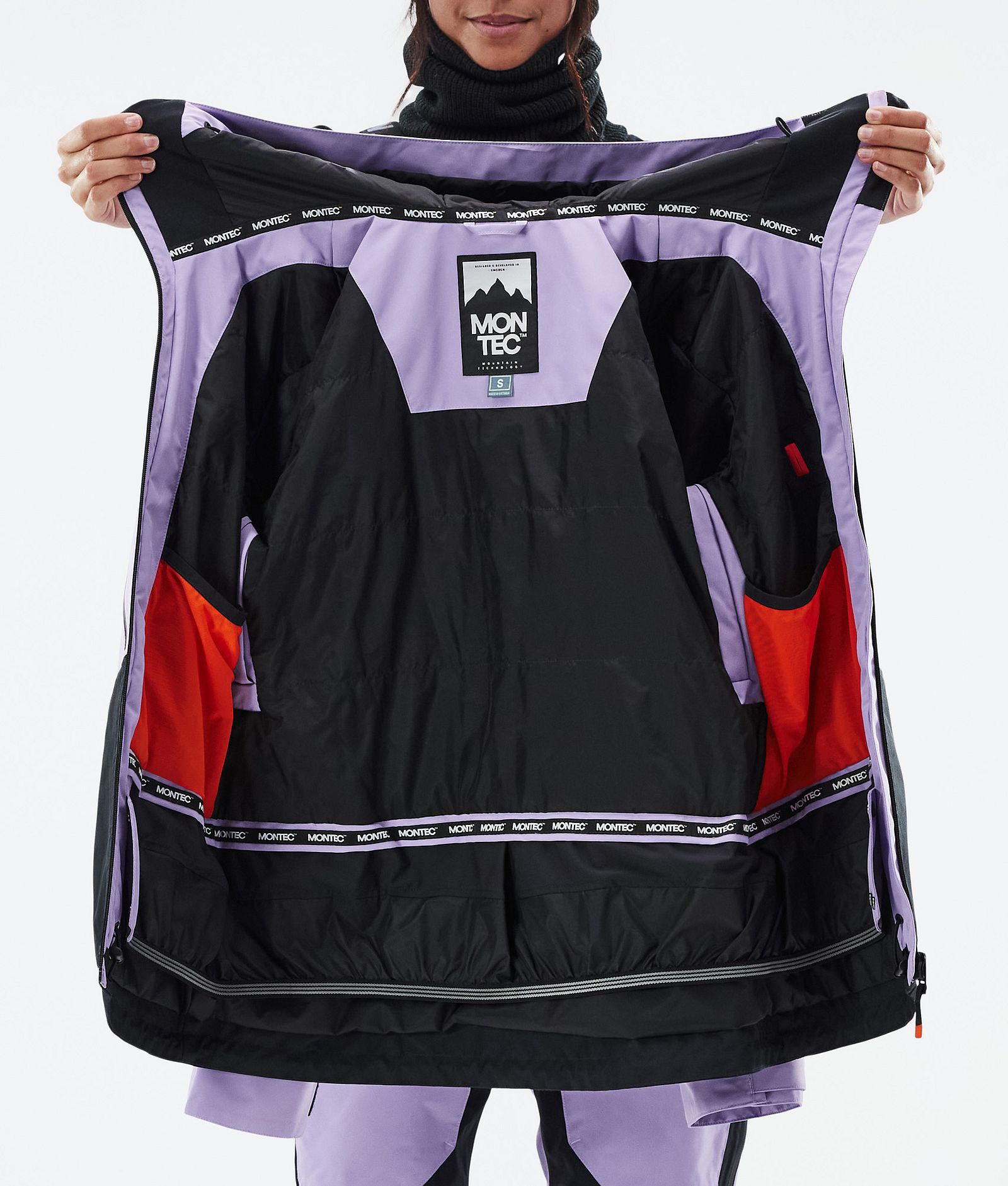 Moss W Snowboardjacka Dam Faded Violet/Black, Bild 10 av 10