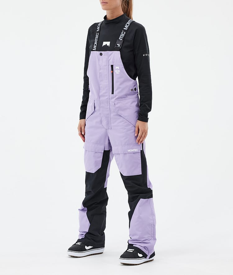 Fawk W Snowboardbukse Dame Faded Violet/Black, Bilde 1 av 7