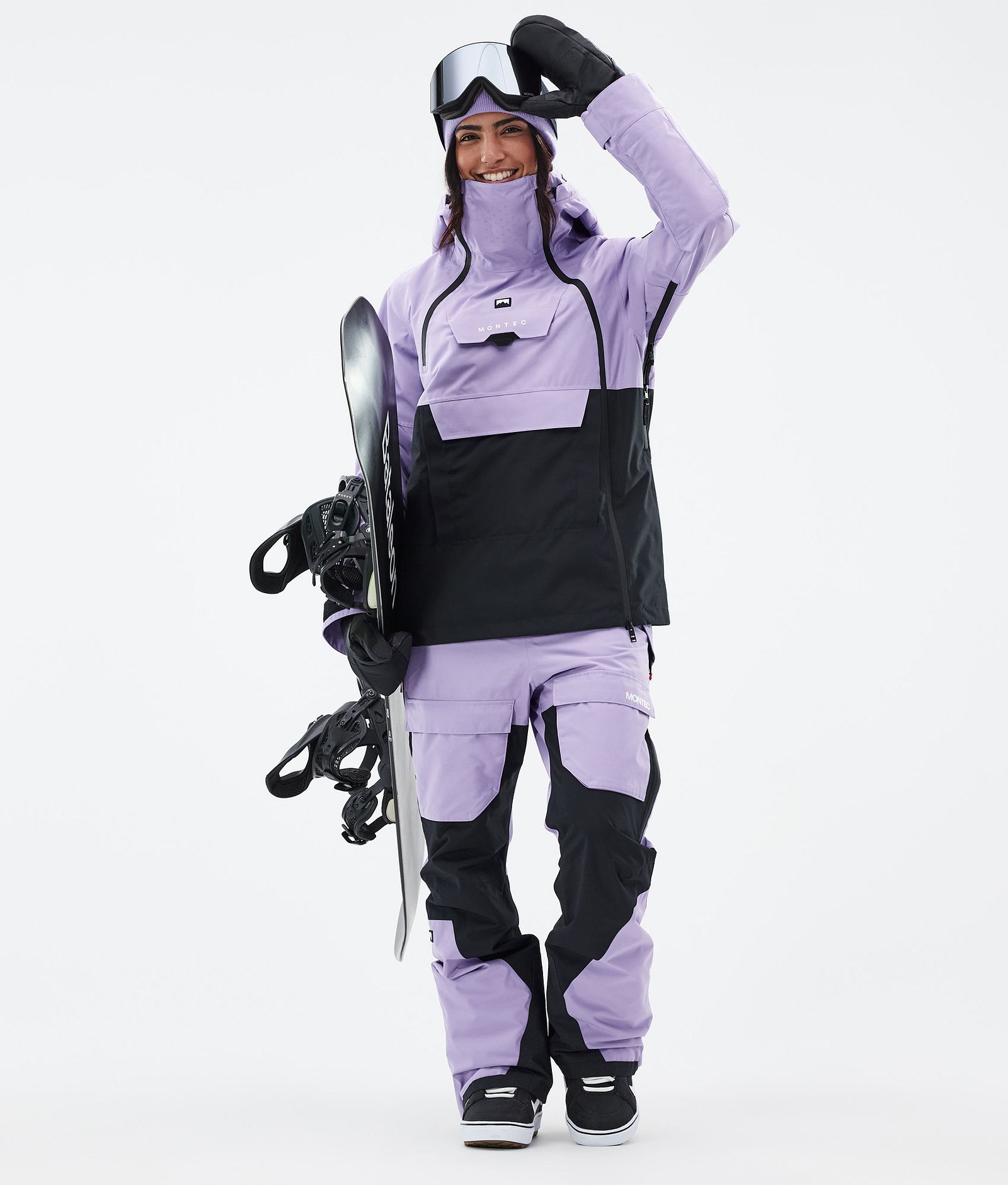 Fawk W Snowboardhose Damen Faded Violet/Black, Bild 2 von 7