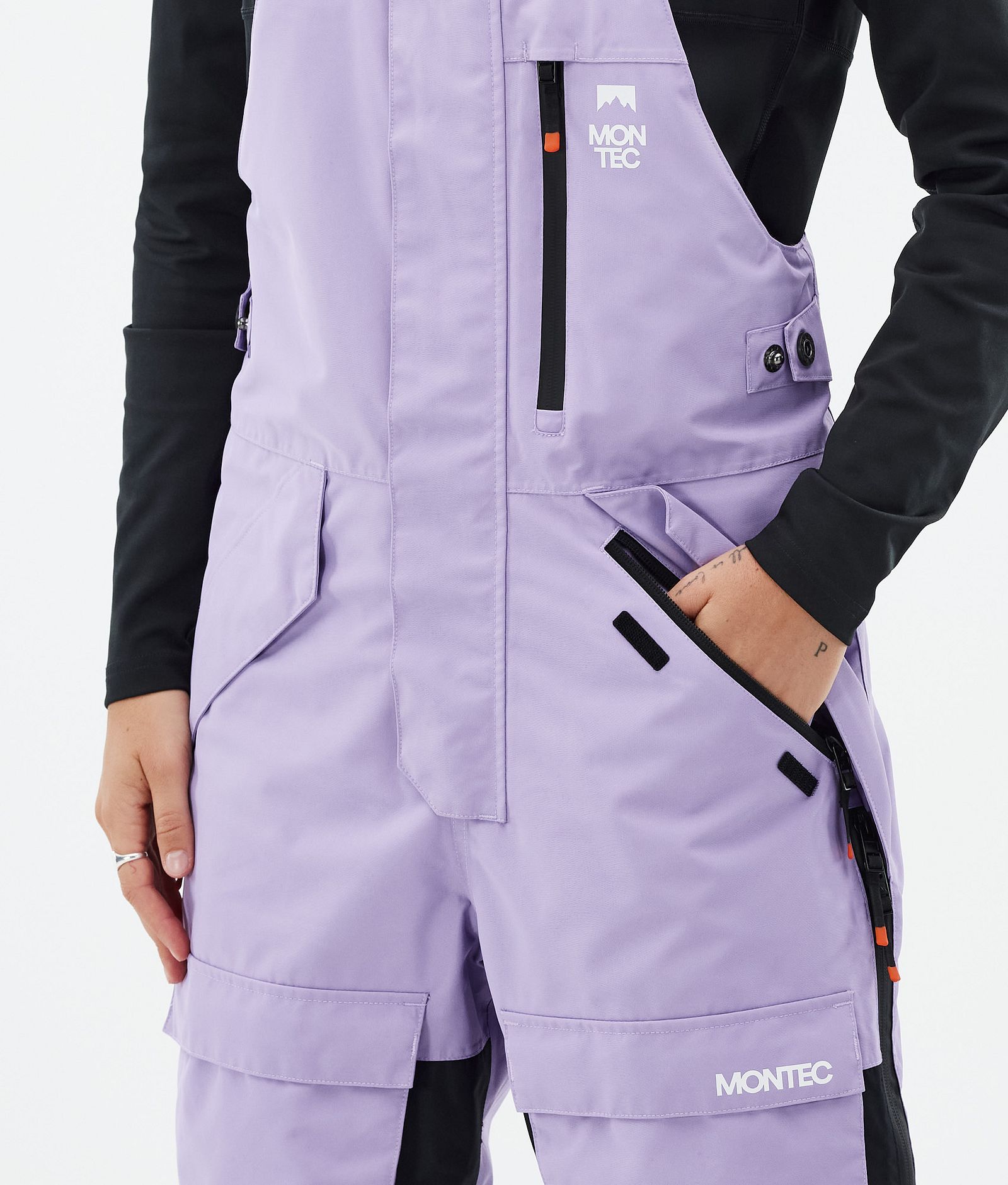 Fawk W Pantaloni Sci Donna Faded Violet/Black, Immagine 5 di 7