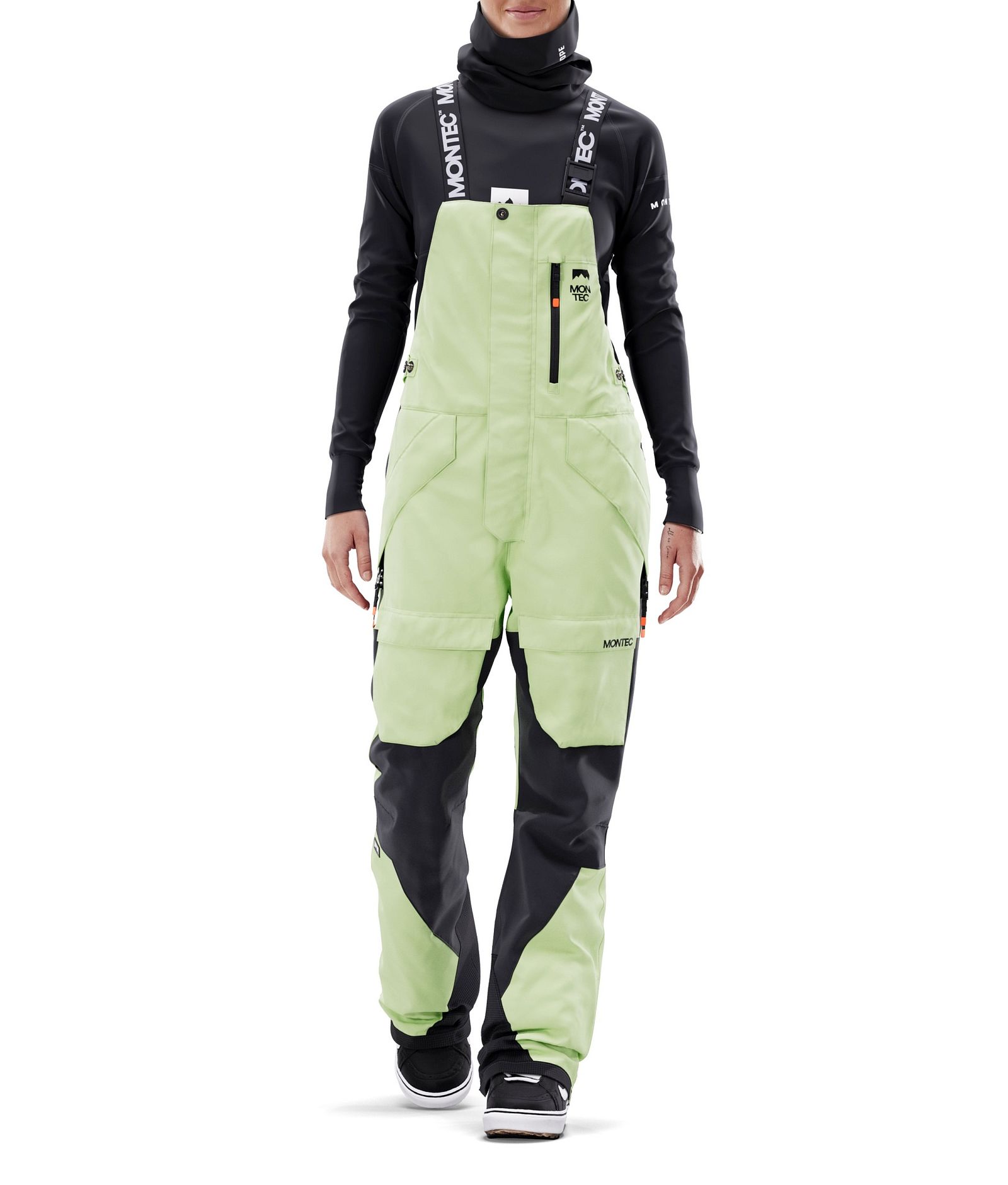 Montec Fawk W Snowboard Pants Women Faded Neon/Black