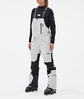 Fawk W Pantalon de Ski Femme Light Grey/Black, Image 1 sur 7