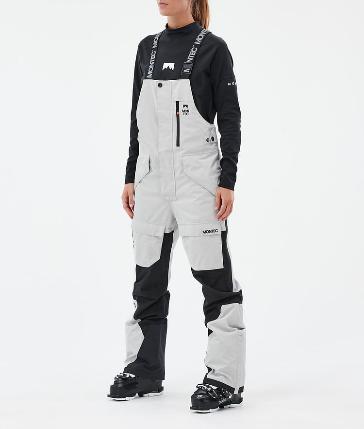 Fawk W Ski Pants Women Light Grey/Black, Image 1 of 7