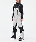 Fawk W Snowboardbukse Dame Light Grey/Black, Bilde 1 av 7