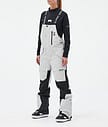 Fawk W Snowboard Pants Women Light Grey/Black