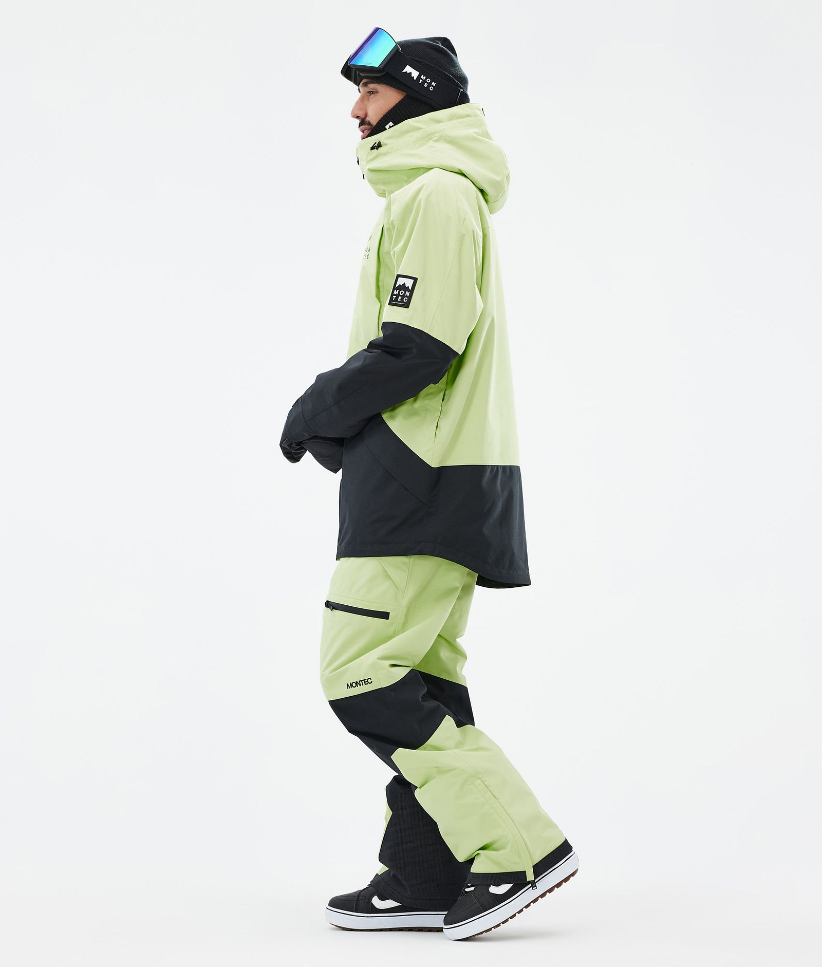 Arch Snowboardjakke Herre Faded Neon/Black, Billede 4 af 10