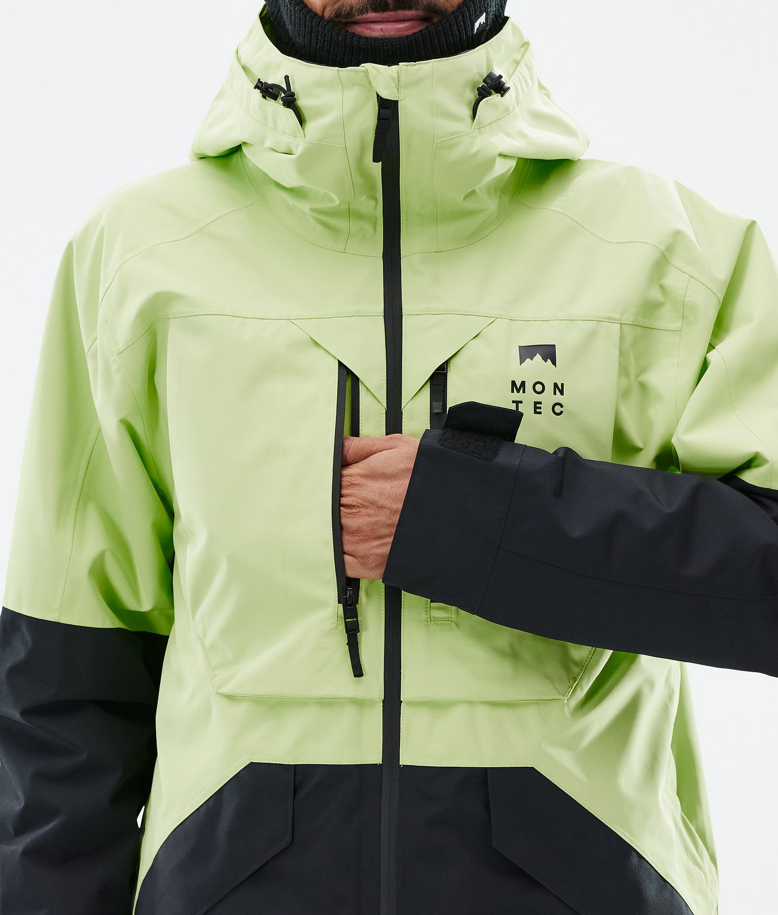 Arch Manteau Ski Homme Faded Neon/Black, Image 9 sur 10