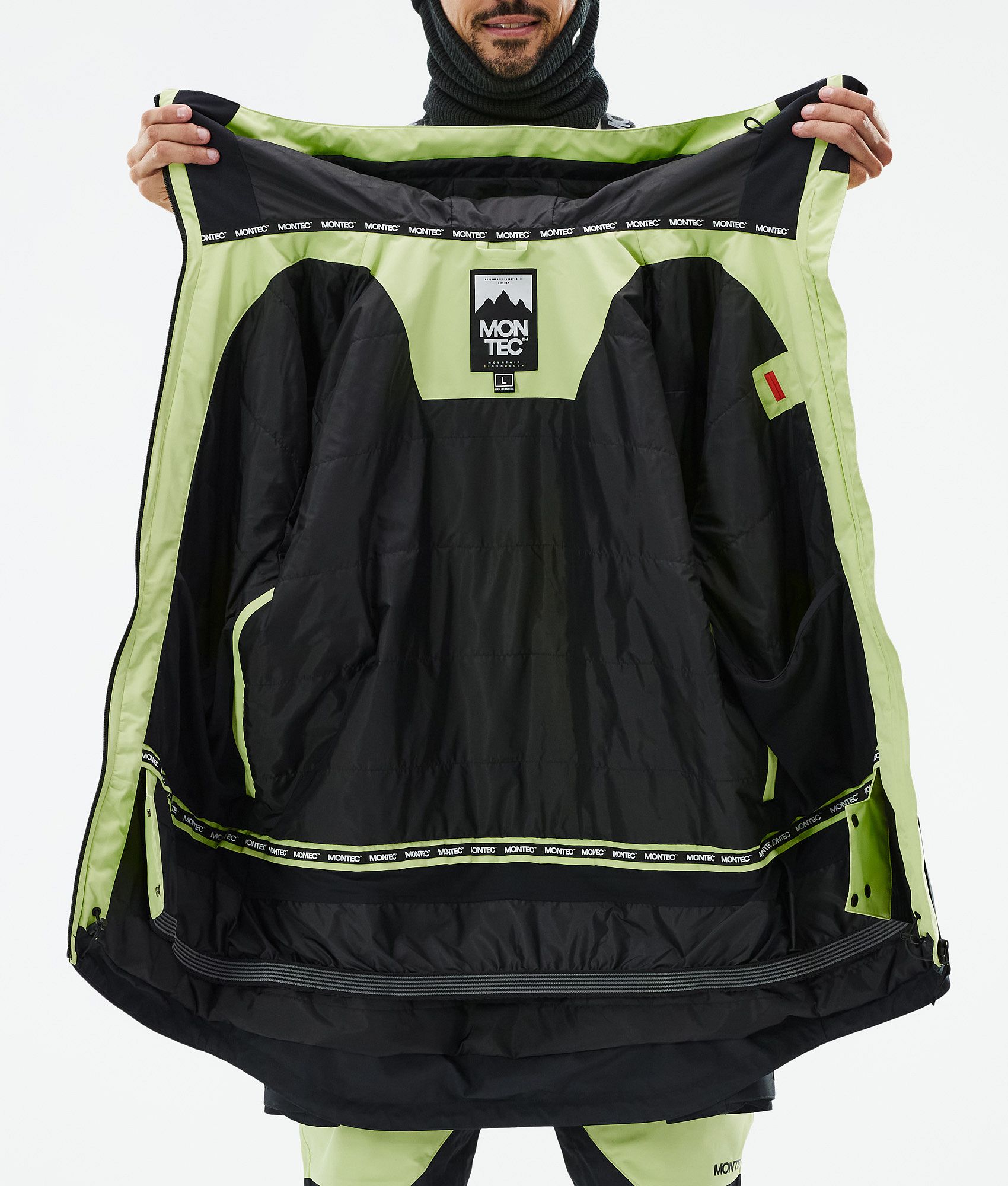 Neon green snowboard jacket best sale