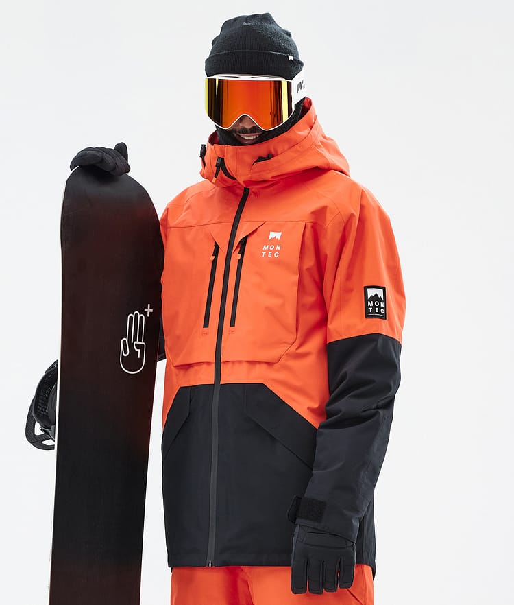 Arch Snowboardjakke Herre Orange/Black, Bilde 1 av 10