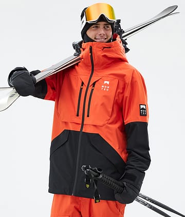 Arch Ski Jacket Men Orange/Black