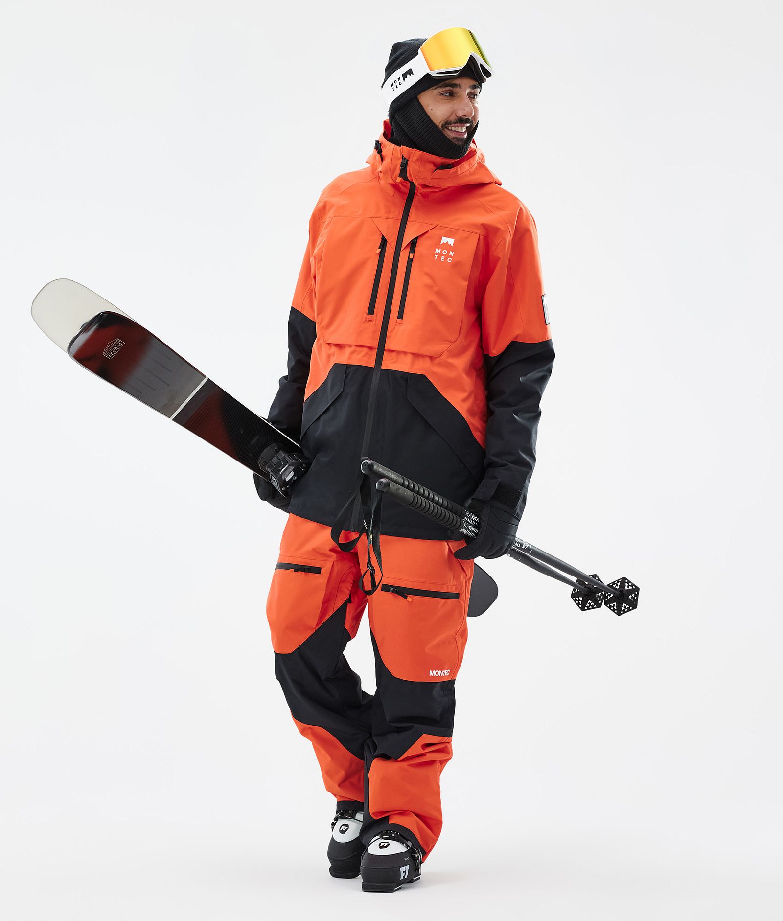 Arch Skijacke Herren Orange/Black, Bild 3 von 10