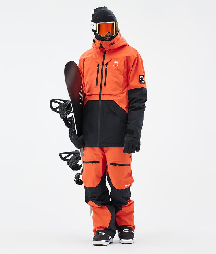 Arch Snowboard Jacket Men Orange/Black, Image 3 of 10