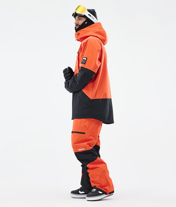 Arch Snowboardjakke Herre Orange/Black, Billede 4 af 10