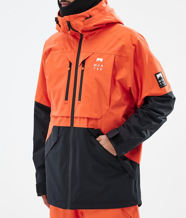 Arch Ski Jacket Men Orange/Black, Image 8 of 10