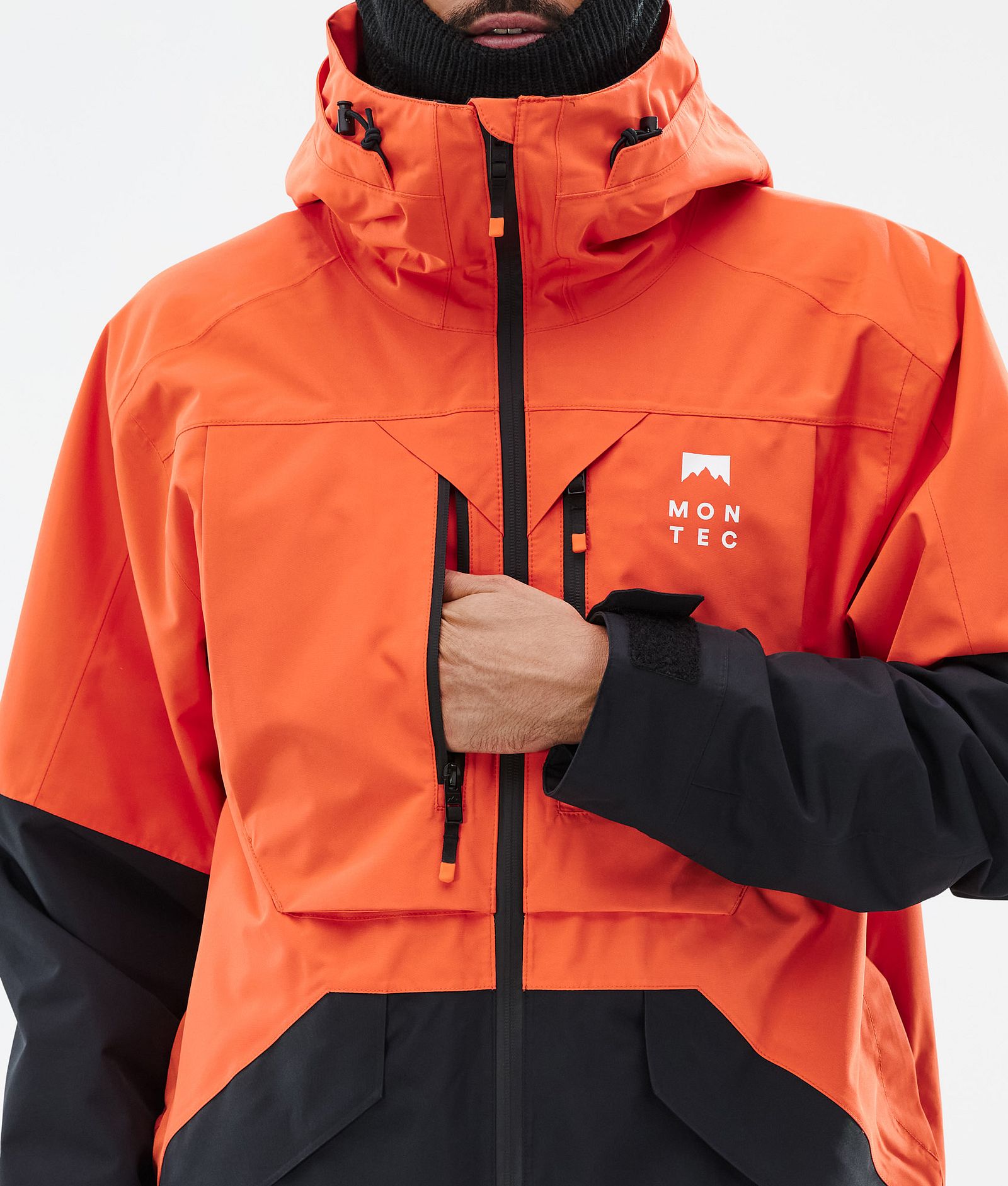 Arch Snowboard Jacket Men Orange/Black, Image 9 of 10