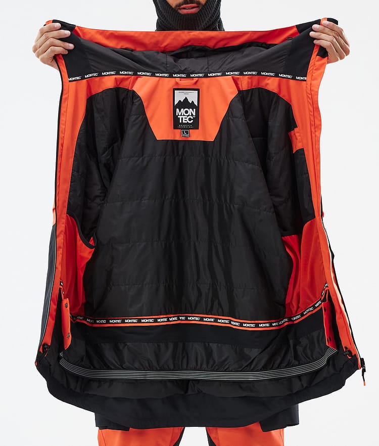 Arch Veste Snowboard Homme Orange/Black, Image 10 sur 10