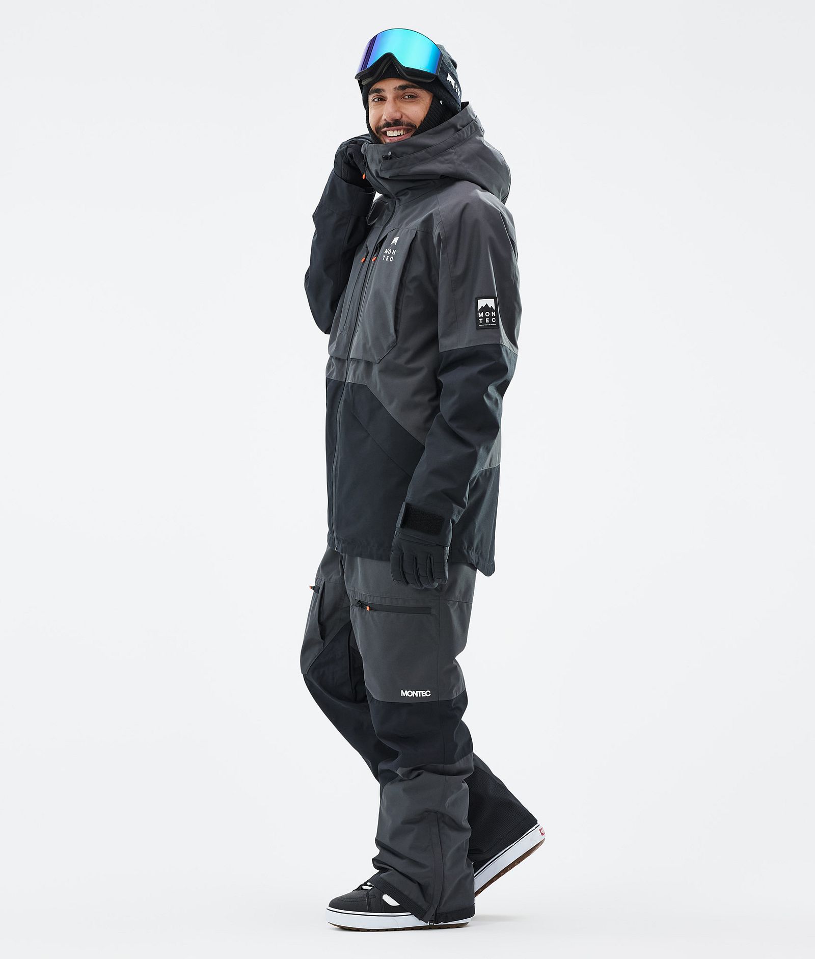 Arch Kurtka Snowboardowa Mężczyźni Phantom/Black, Zdjęcie 4 z 10