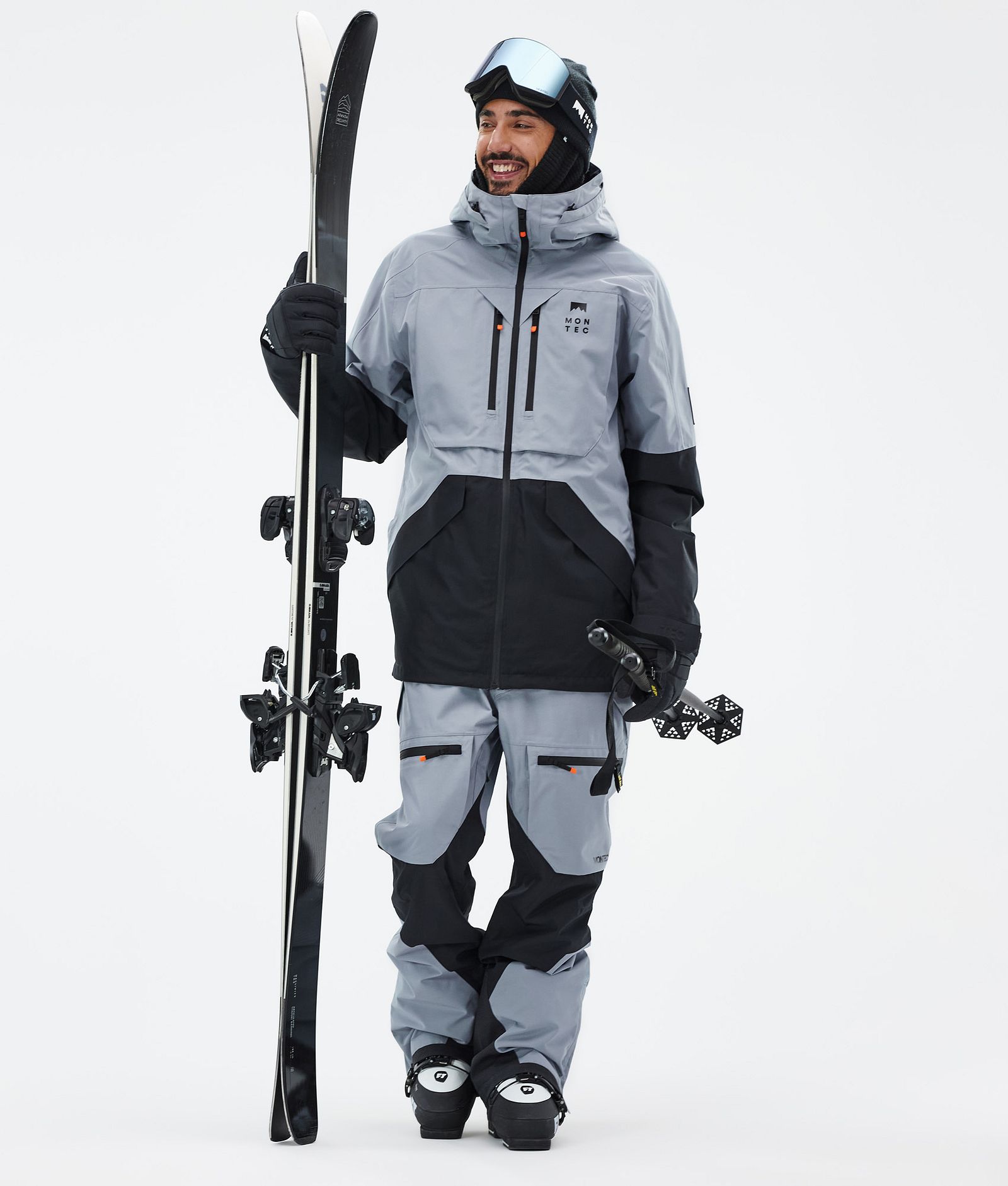 Arch Veste de Ski Homme Soft Blue/Black, Image 3 sur 10