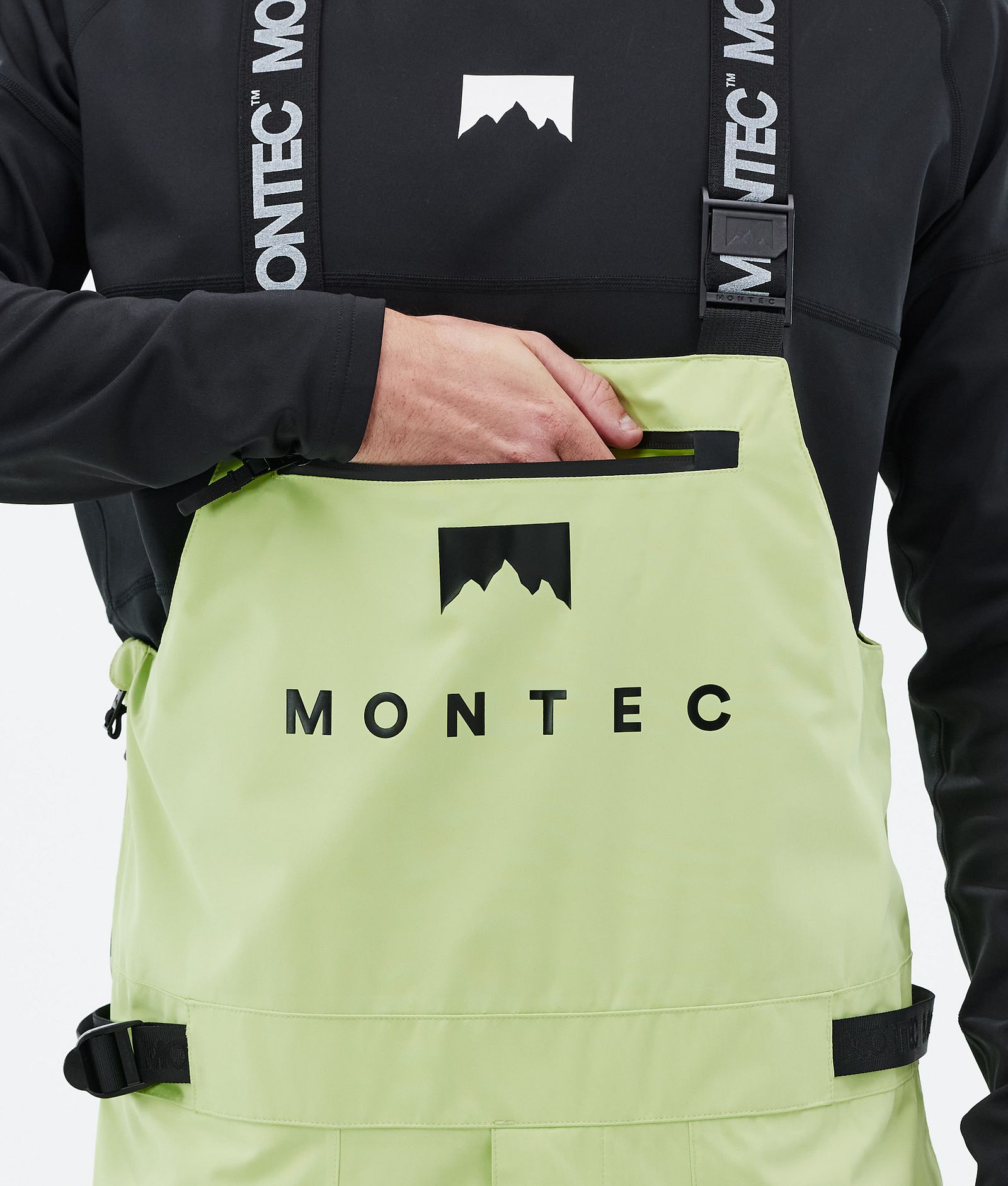 Arch Spodnie Snowboardowe Mężczyźni Faded Neon/Black, Zdjęcie 5 z 7