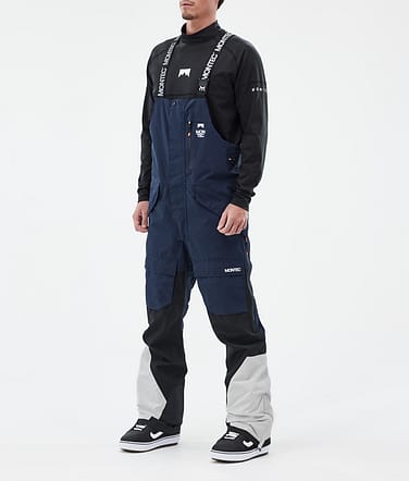 Fawk Pantaloni Snowboard Uomo Dark Blue/Black/Light Grey