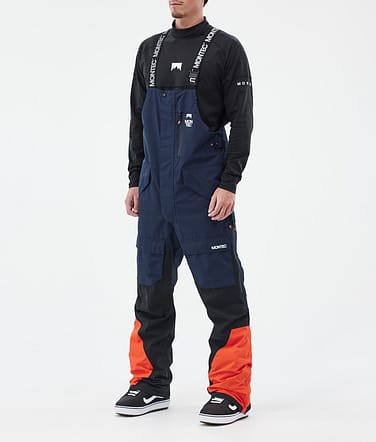 Fawk Snowboardhose Herren Dark Blue/Black/Orange