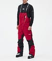 Fawk Ski Pants Men Deep Red/Black