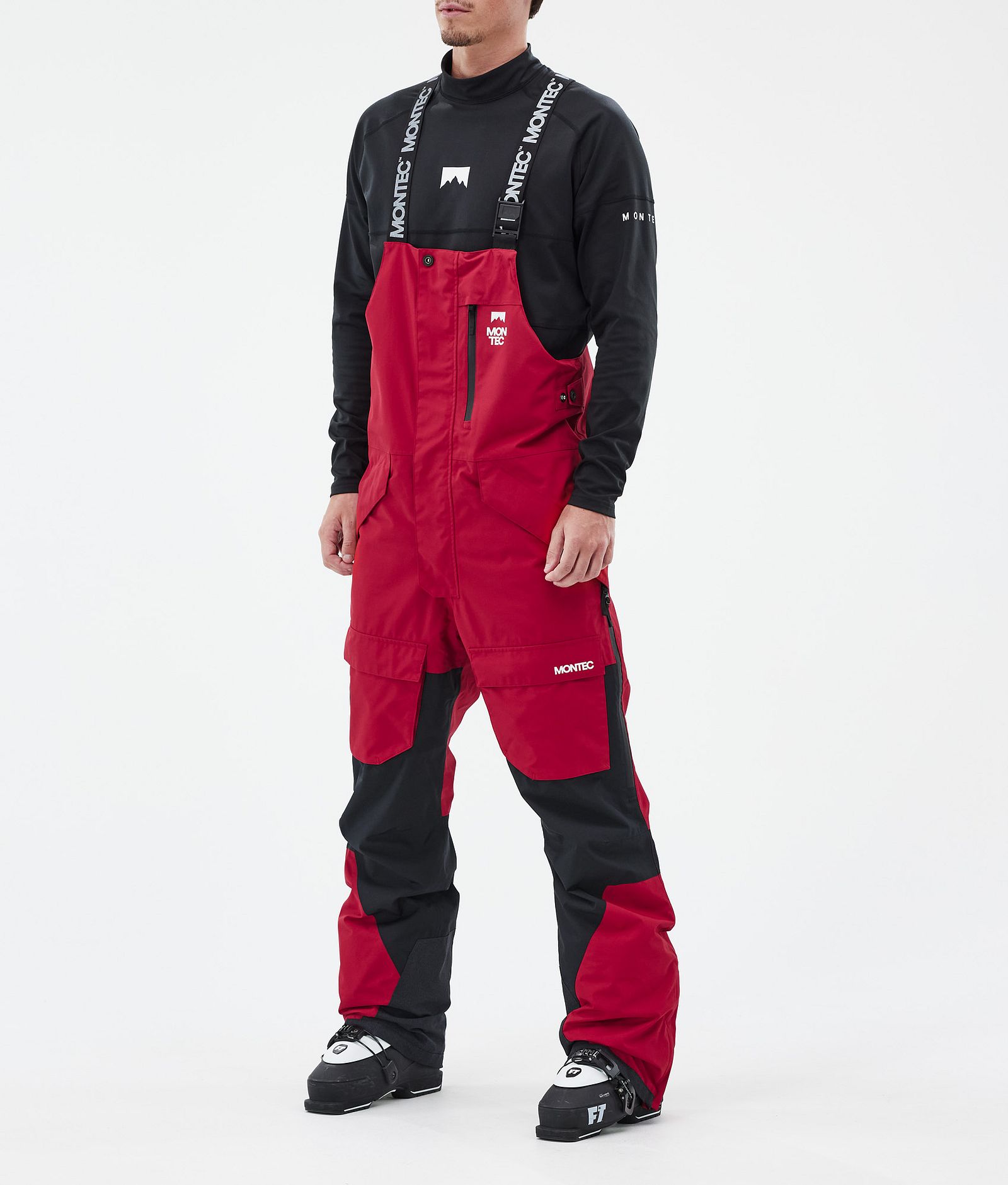 Fawk Ski Pants Men Deep Red/Black, Image 1 of 7