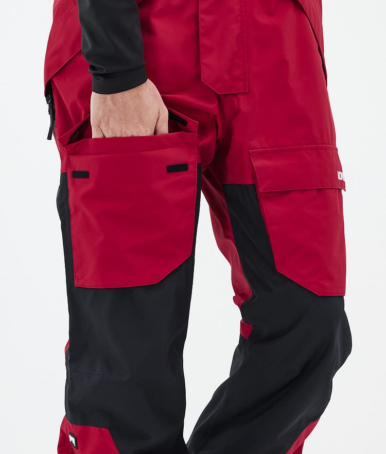 Fawk Ski Pants Men Deep Red/Black, Image 7 of 7