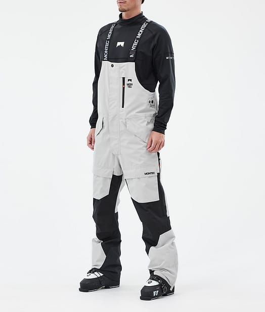 Fawk Pantalon de Ski Homme Light Grey/Black