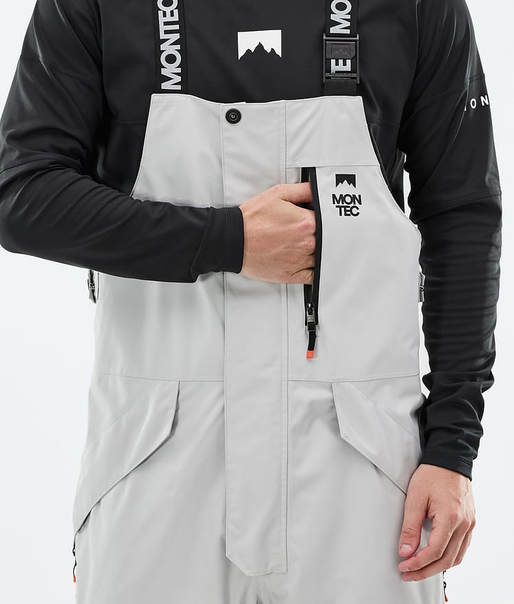 Fawk Ski Pants Men Light Grey/Black, Image 5 of 6