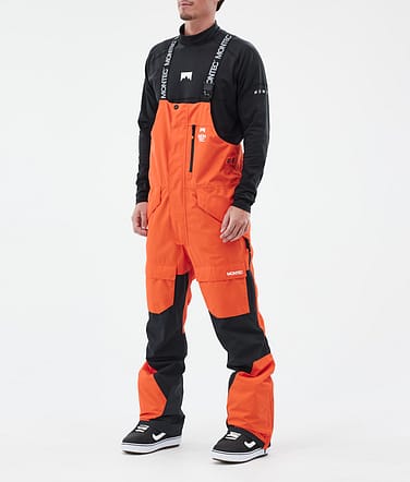 Fawk Pantalon de Snowboard Homme Orange/Black