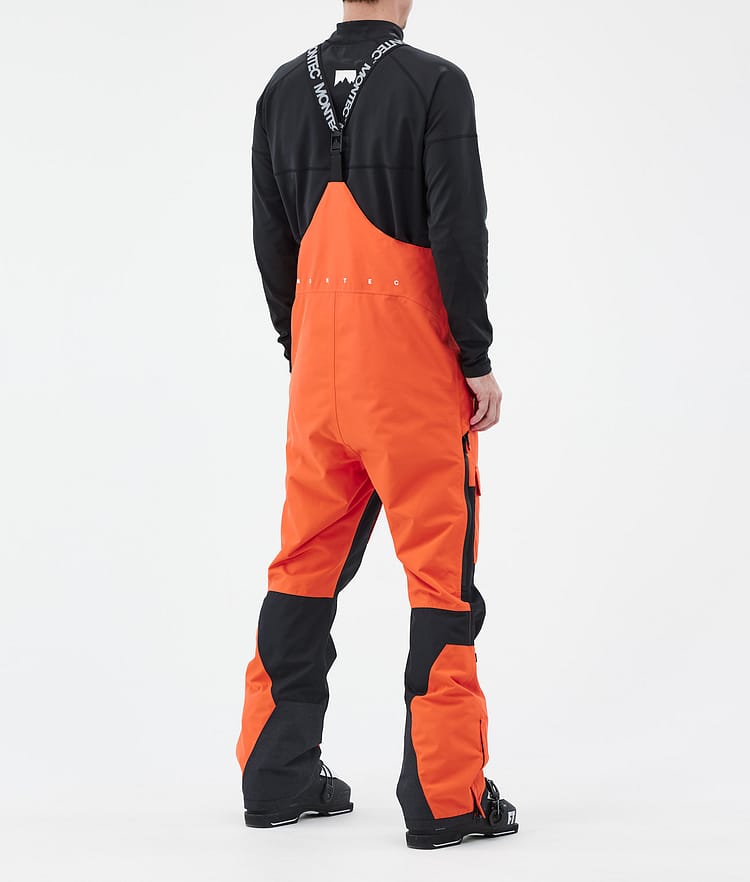 Fawk Pantalon de Ski Homme Orange/Black, Image 4 sur 7