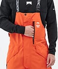 Fawk Pantaloni Sci Uomo Orange/Black, Immagine 6 di 7