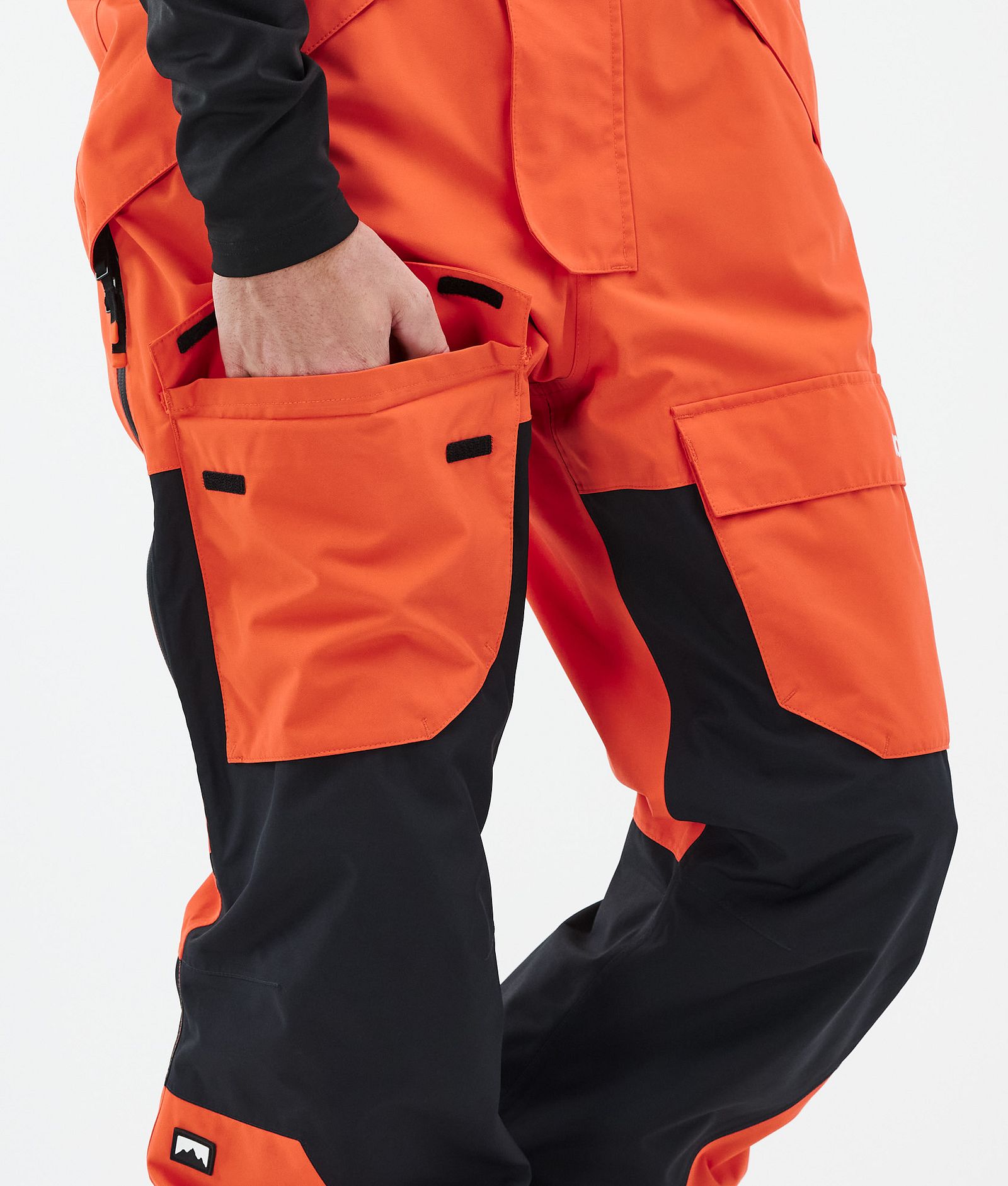 Fawk Ski Pants Men Orange/Black, Image 7 of 7