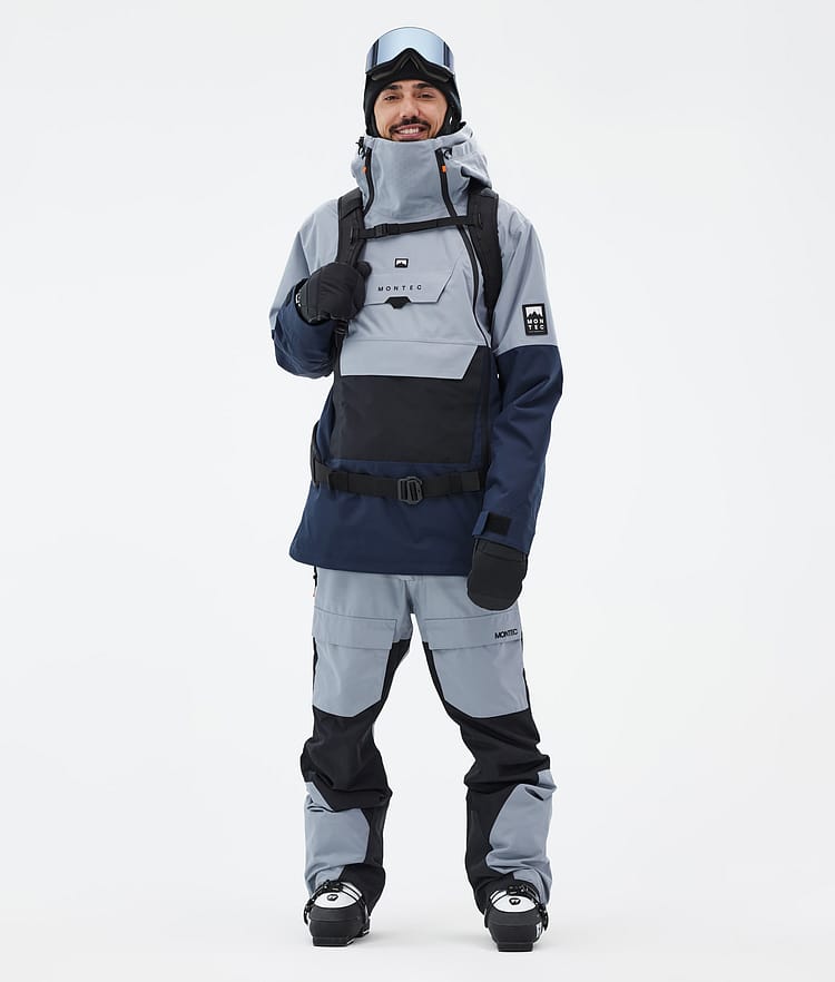 Fawk Ski Pants Men Soft Blue/Black, Image 2 of 7