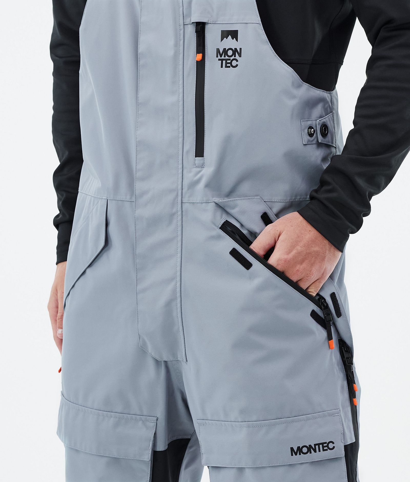 Fawk Ski Pants Men Soft Blue/Black, Image 5 of 7