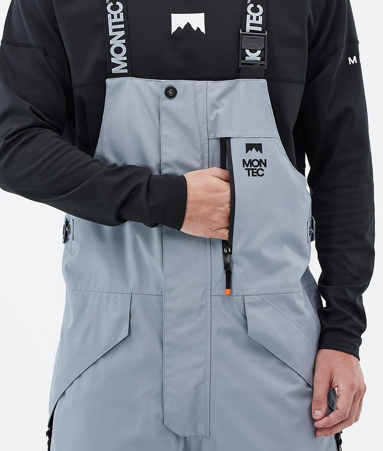 Fawk Ski Pants Men Soft Blue/Black, Image 6 of 7