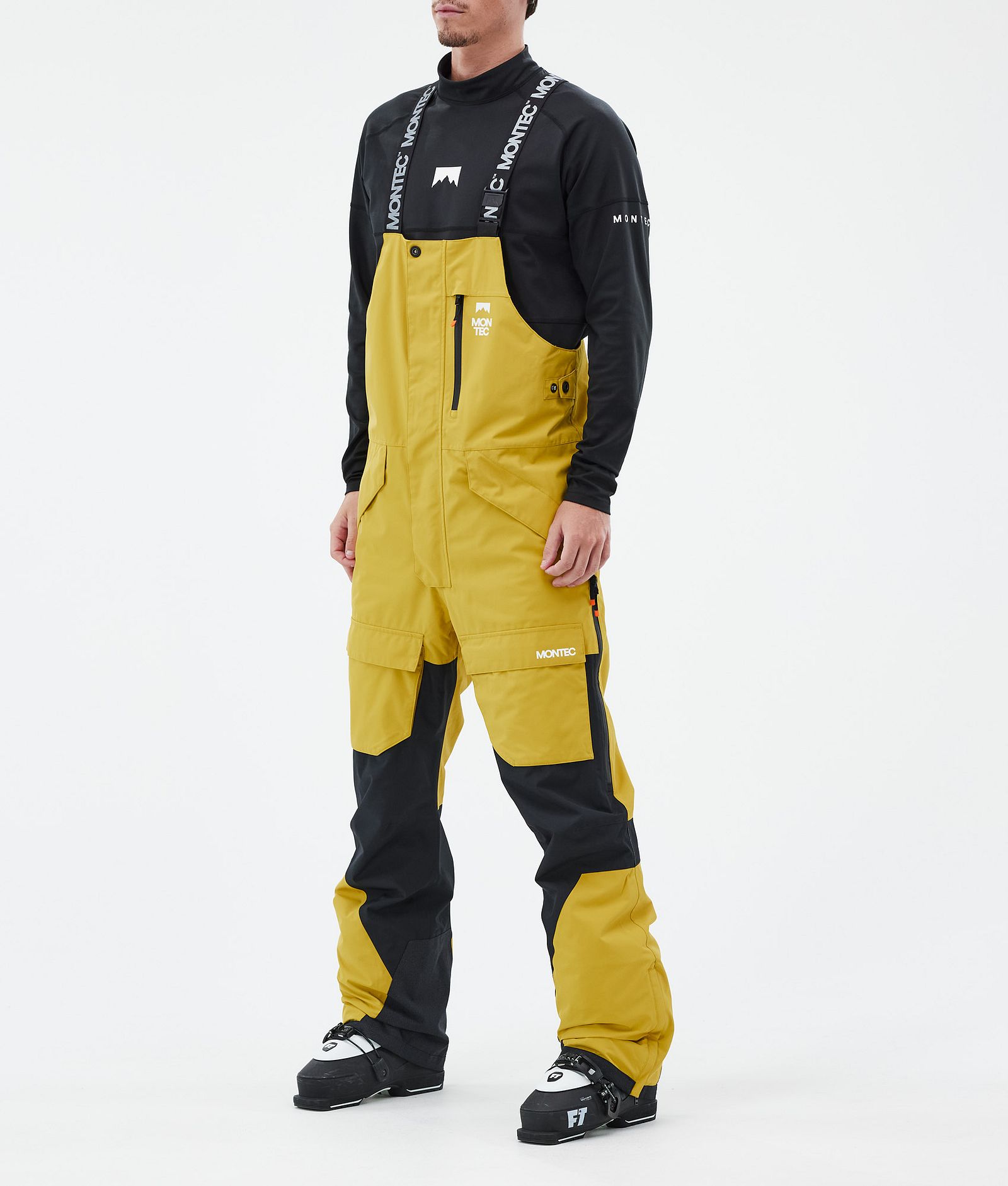 Fawk Ski Pants Men Yellow/Black, Image 1 of 7