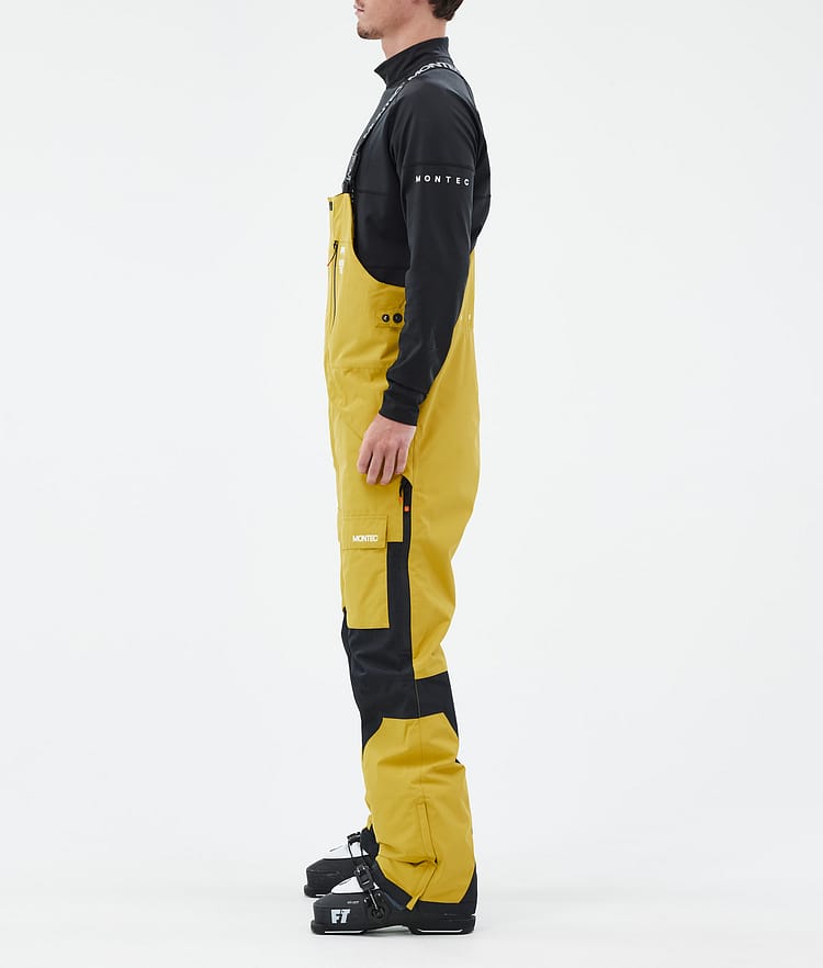 Fawk Pantalon de Ski Homme Yellow/Black, Image 3 sur 7